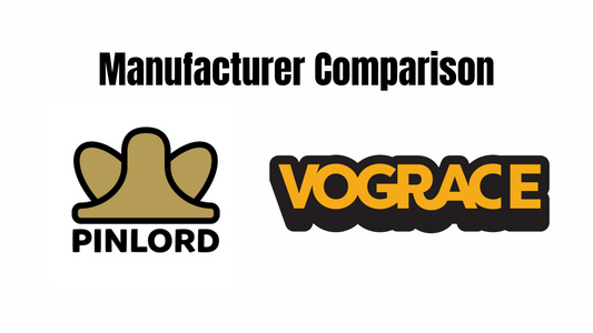 Pinlord vs. Vograce – Which Custom Manufacturer Should You Choose?