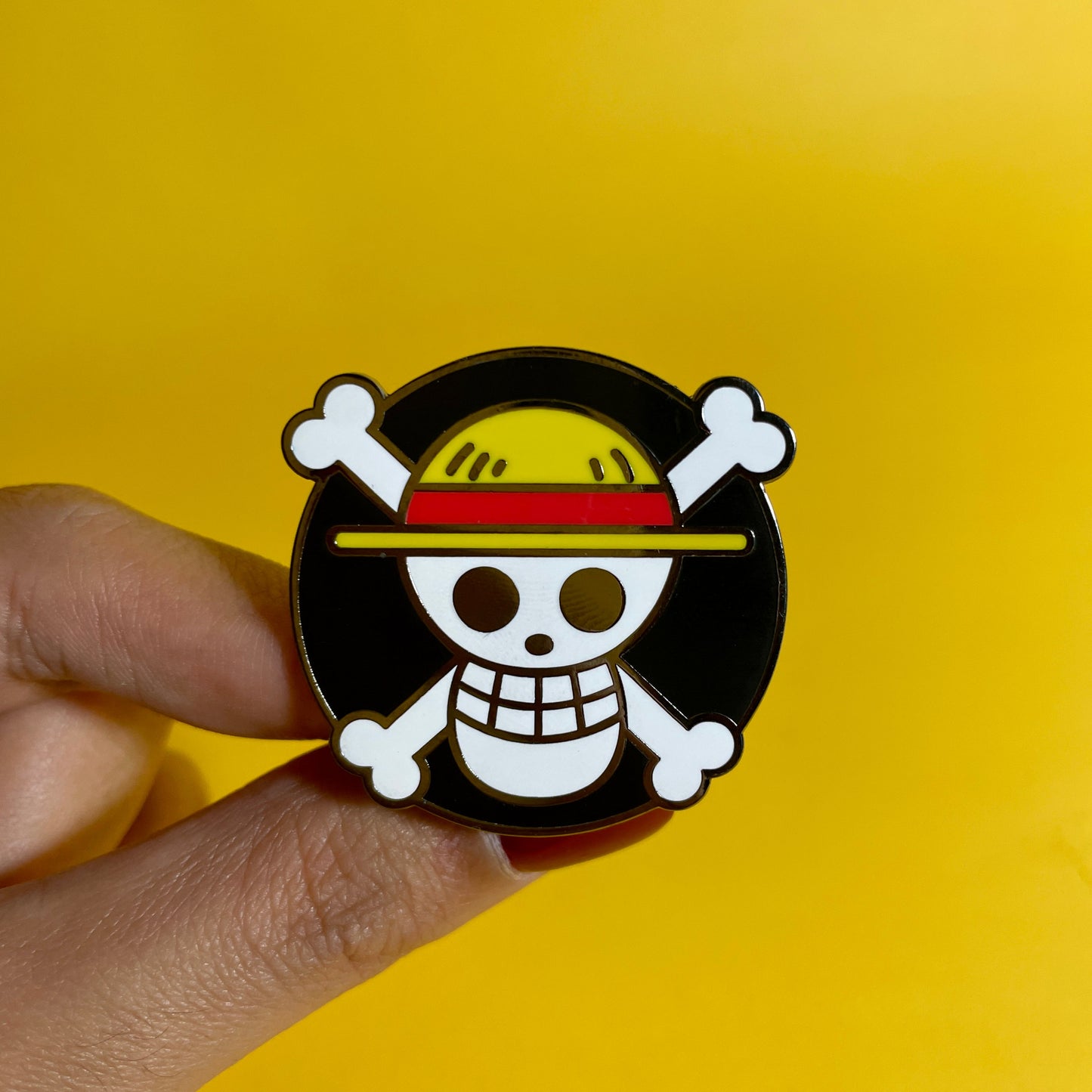 One Piece Logo Enamel Pin by @pinlord - Pinlord.com