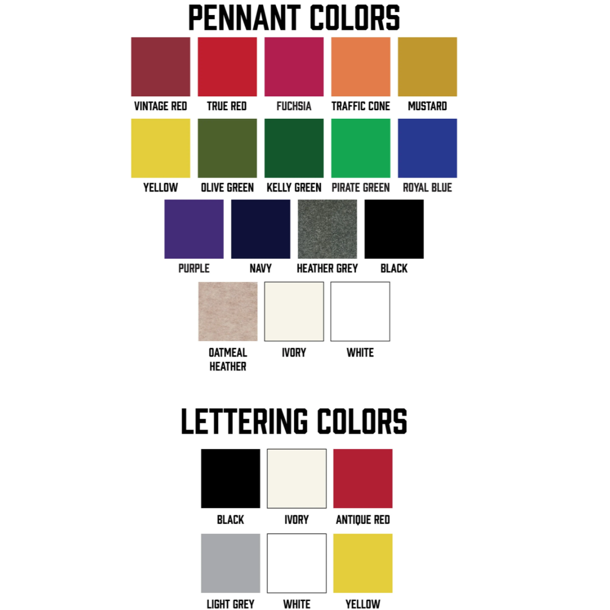 Custom Pennants - Pinlord.com