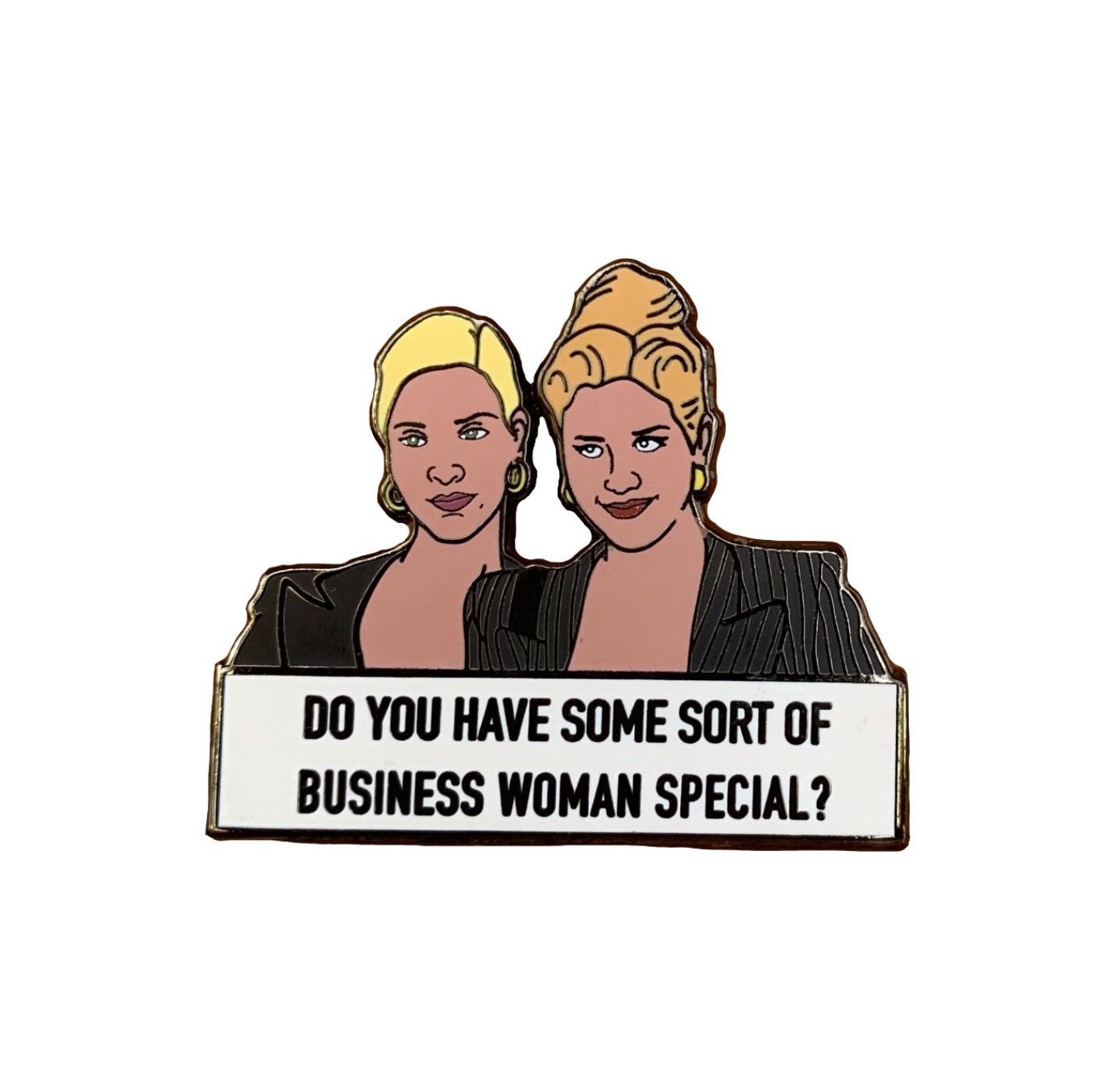 Businesswoman Special Enamel Pin by @pinlord