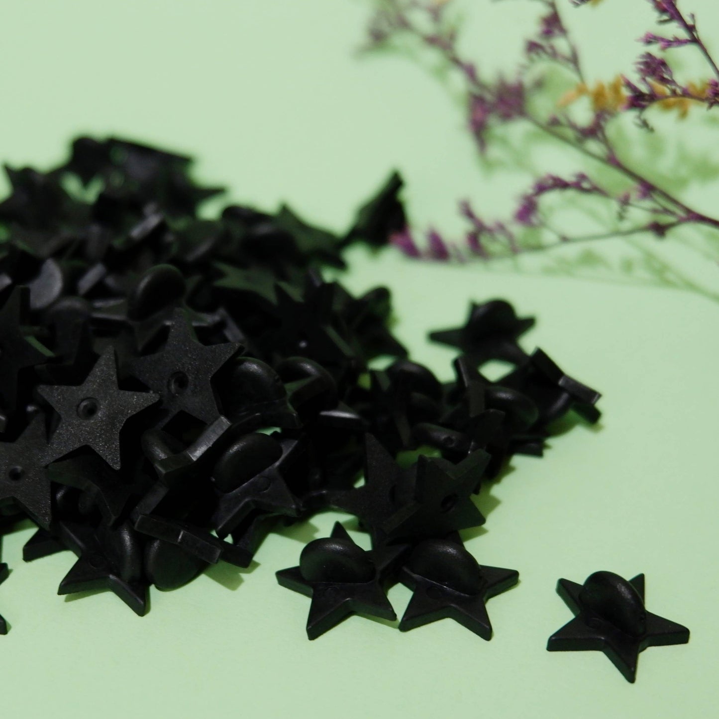 Star Rubber Pin Backs - Pinlord.com