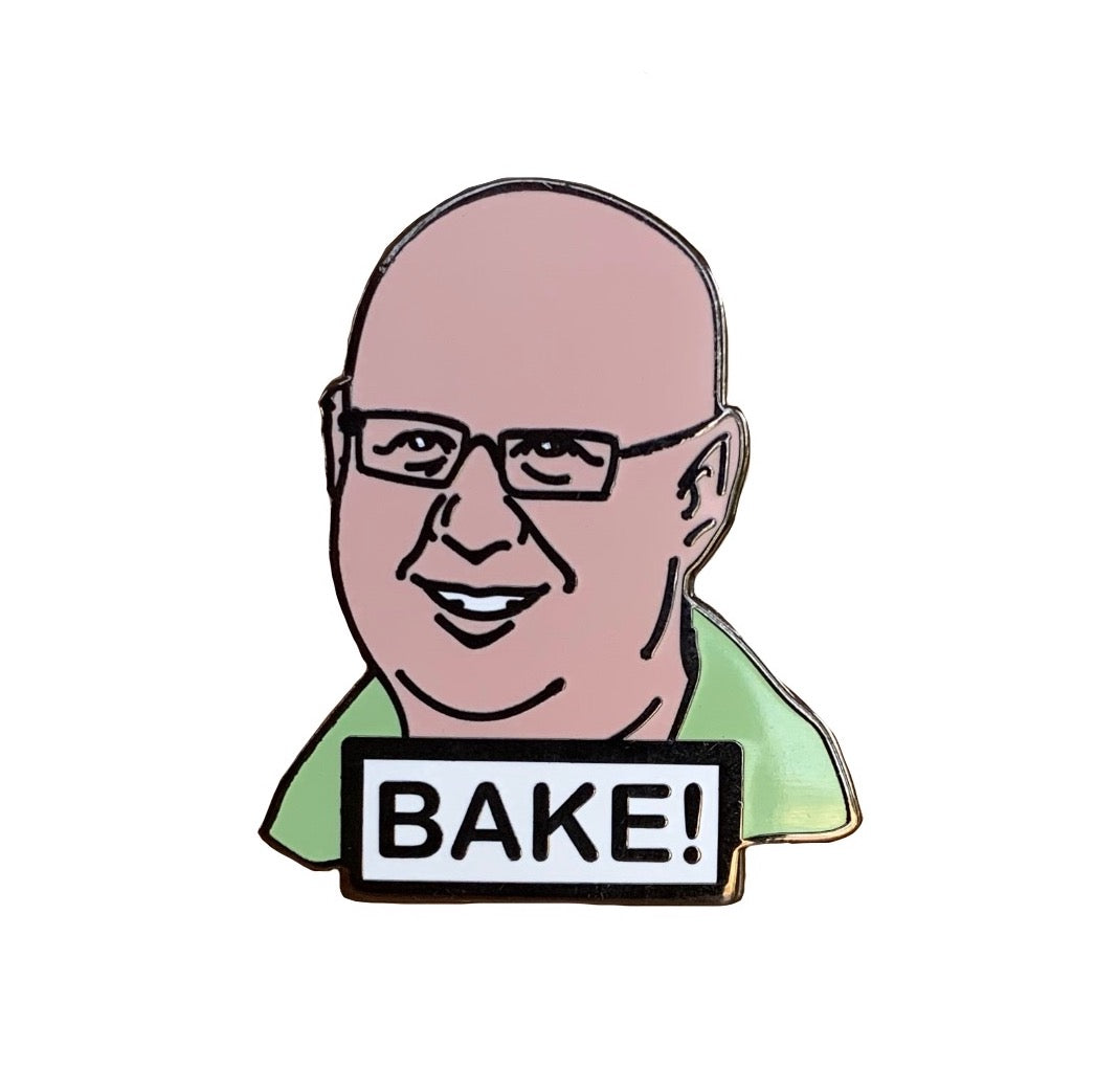 Matt Bake! Enamel Pin by @pinlord - Pinlord.com
