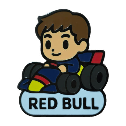 "Unstoppable Max Verstappen" Enamel Pin 💙🏎️ - Pinlord.com - Enamel Pin - Pinlord.com - express cheap ethical custom products