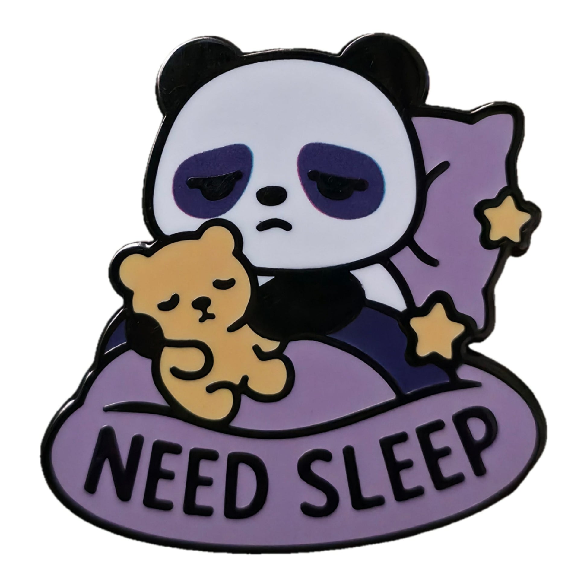 "Need Sleep Panda" Enamel Pin 🐼💤 - Pinlord.com - Enamel Pin - Pinlord.com - express cheap ethical custom products