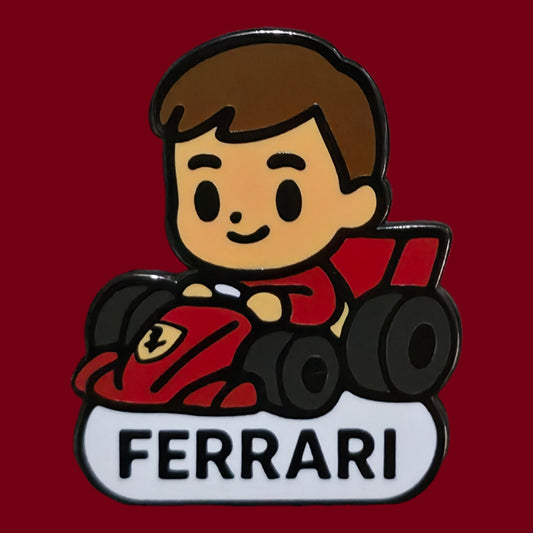 "Scarlet Prince Charles Leclerc" Enamel Pin ❤️🏎️ - Pinlord.com - Enamel Pin - Pinlord.com - express cheap ethical custom products
