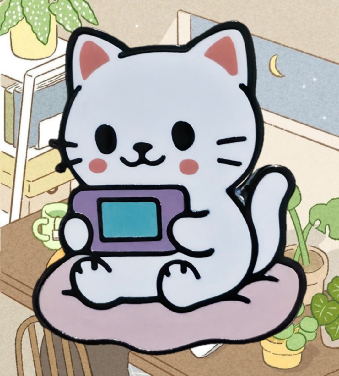 "Tech Cat" Enamel Pin 🐱🖥️ - Pinlord.com - Enamel Pin - Pinlord.com - express cheap ethical custom products