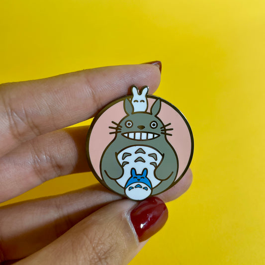 Totoro Enamel Pin by @pinlord