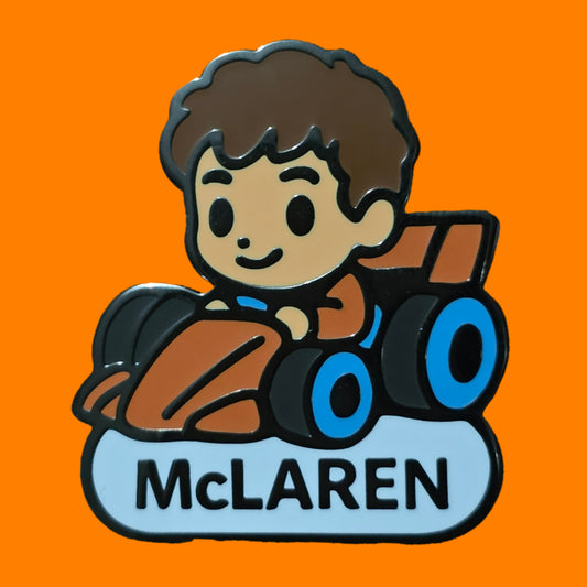 "Papaya Speedster Lando Norris" Enamel Pin 🧡🏎️ - Pinlord.com - Enamel Pin - Pinlord.com - express cheap ethical custom products
