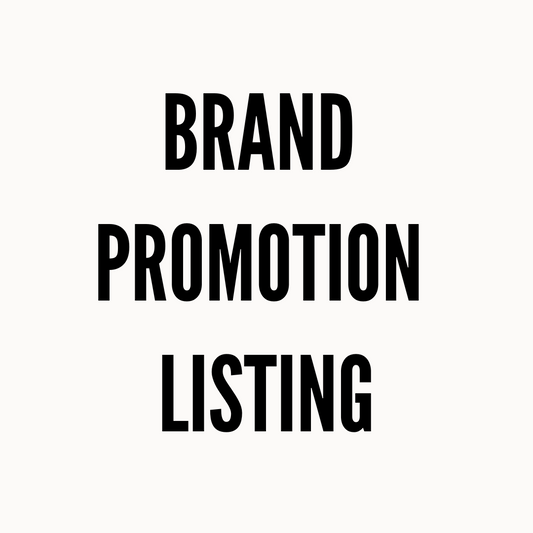 Brand promotion listing
