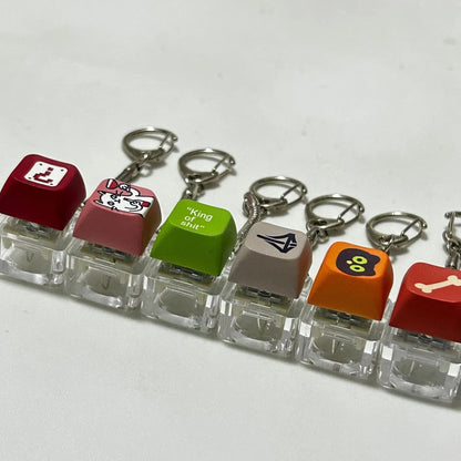 Custom Keycap Keychains