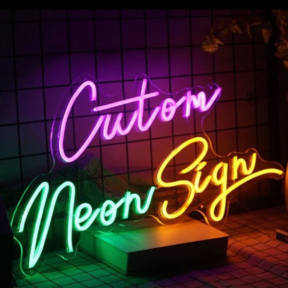 Neon Sign template