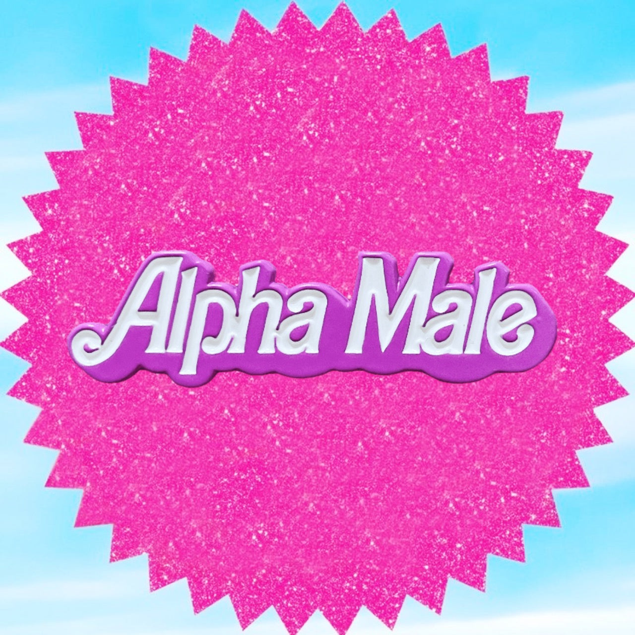 Alpha Male Enamel Pin with @ajillustrator - Pinlord.com