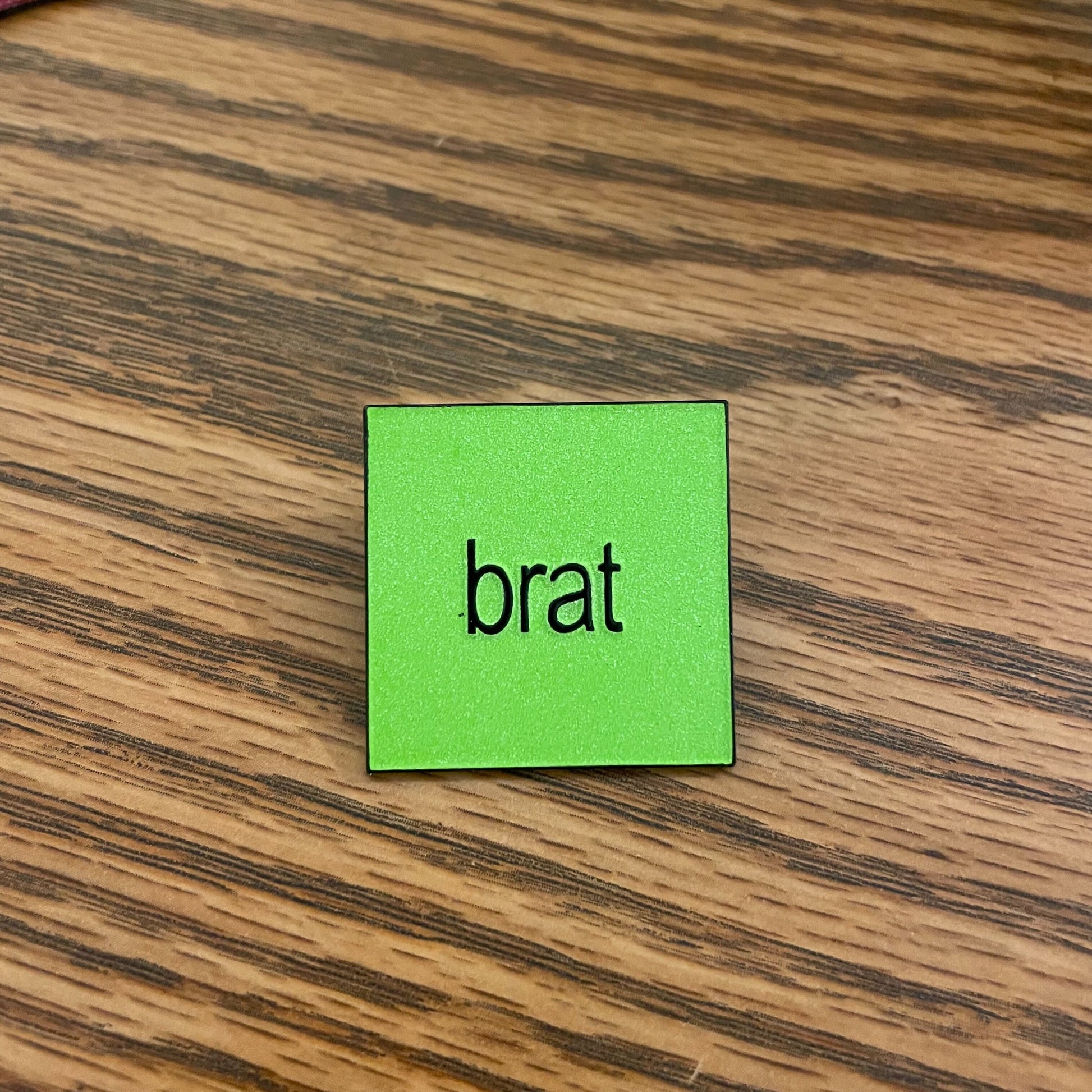 "BRAT" Charli xcx Enamel Pin - Pinlord.com