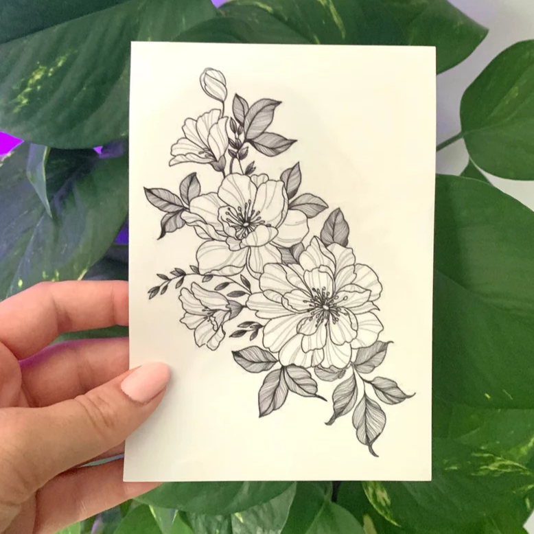 Temporary Tattoos Template - Pinlord.com