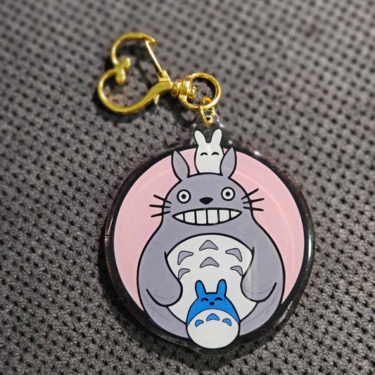 Totoro Acrylic Charm by @pinlord