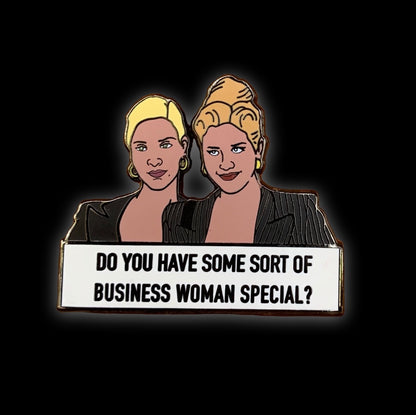 Businesswoman Special Emaille Pin von @pinlord