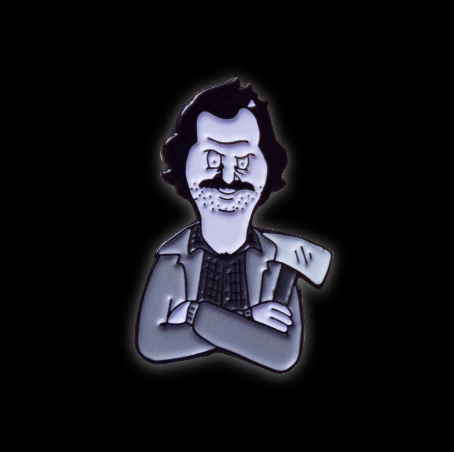 Jack B The Shinning Enamel Pin with @hollyoddly