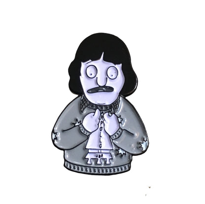The shinning enamel pin 