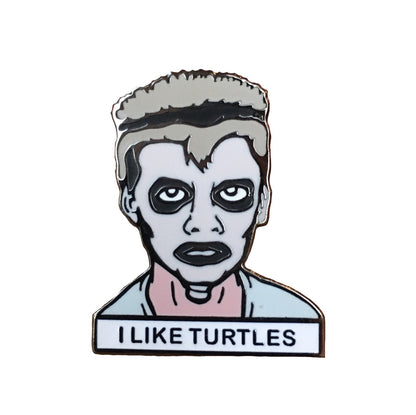 Ich mag Schildkröten-Emaille-Pin von @pinlord