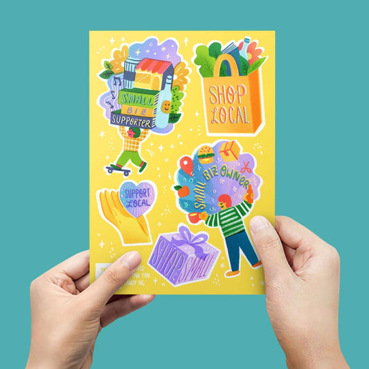Small Business Sticker Sheet - Pinlord.com