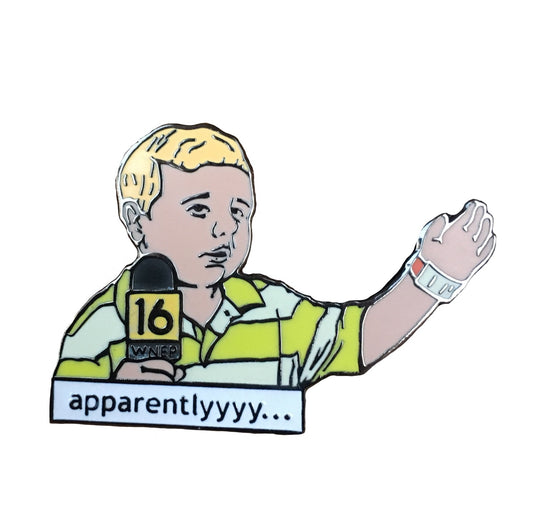 Apparently Kid Enamel Pin by @pinlord - Pinlord.com
