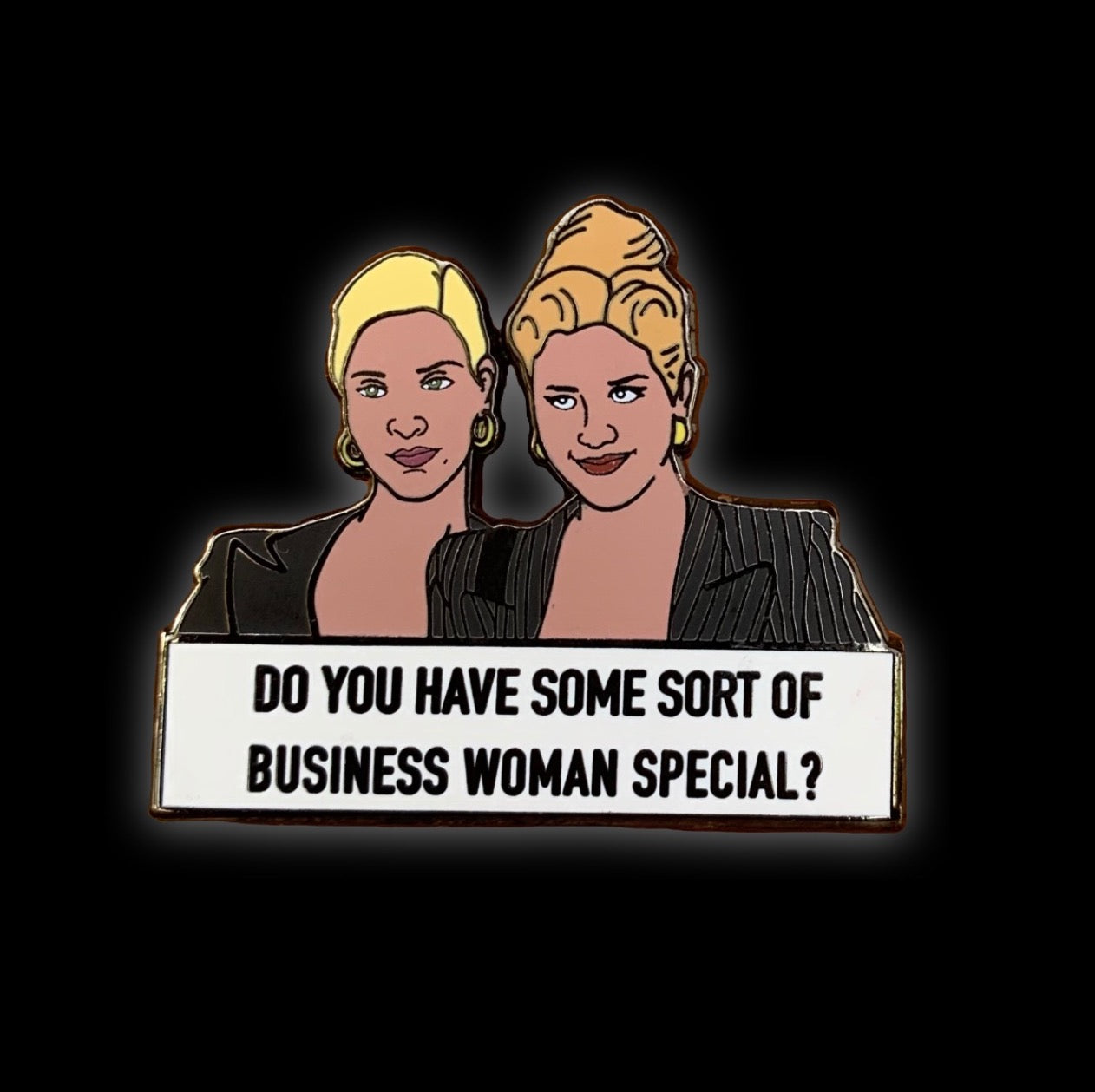 Businesswoman Special Enamel Pin by @pinlord - Pinlord.com