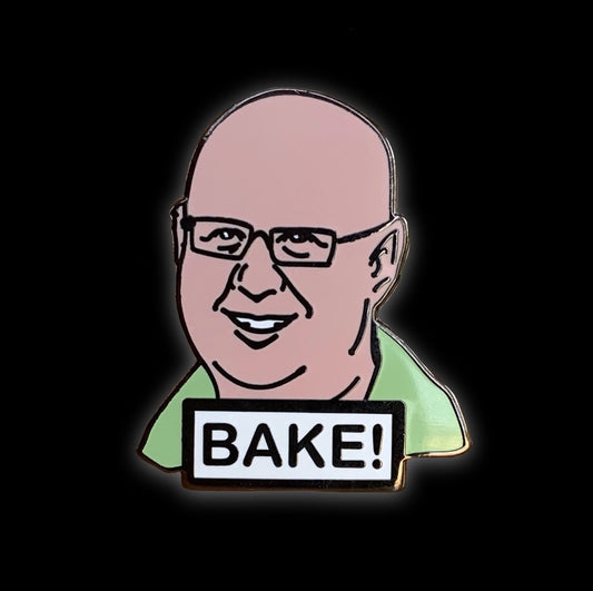 Matt Bake! Enamel Pin by @pinlord - Pinlord.com