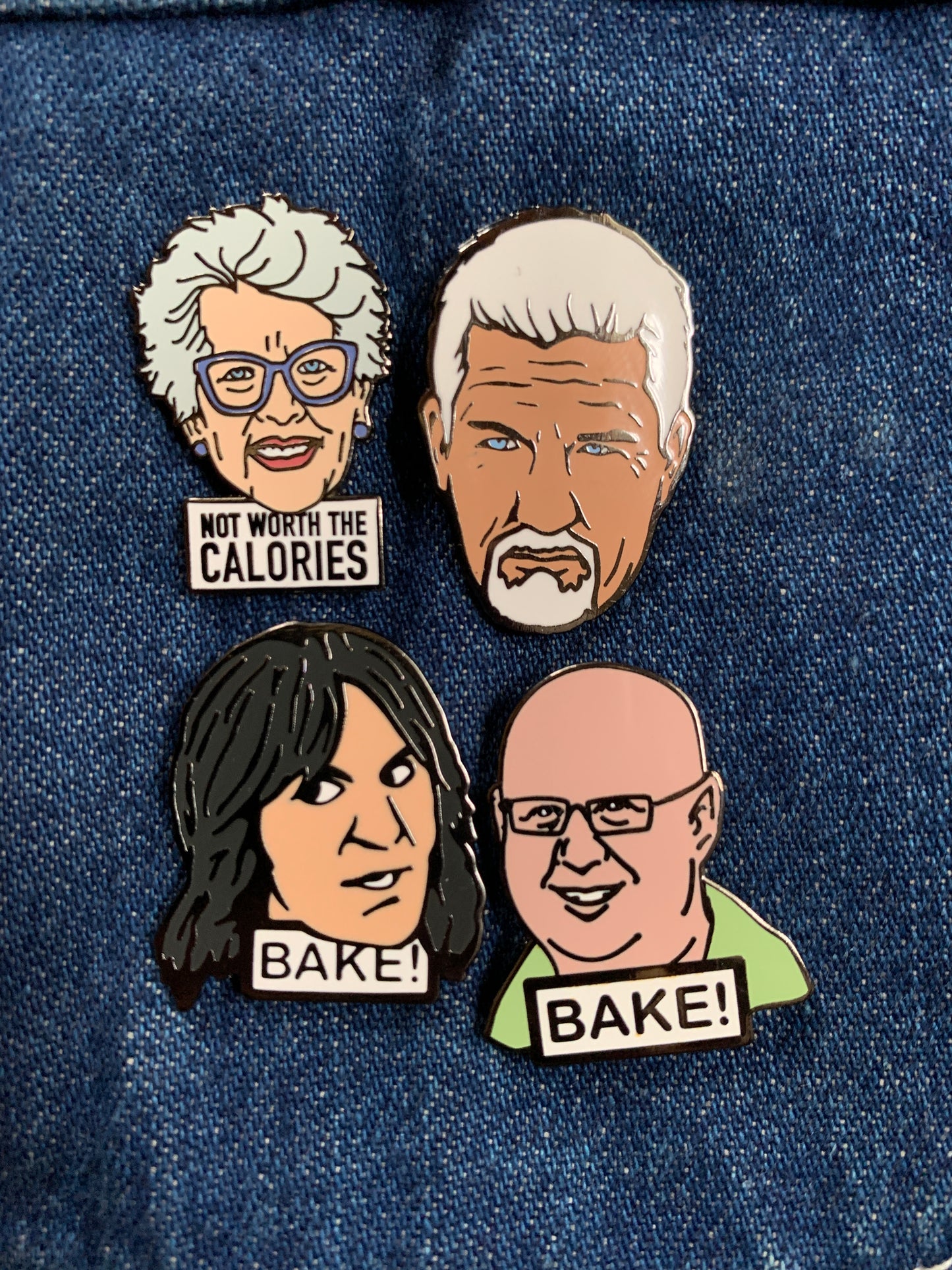 Prue, Paul, Noel, and Matt Enamel Pin Set for $35 - Pinlord.com