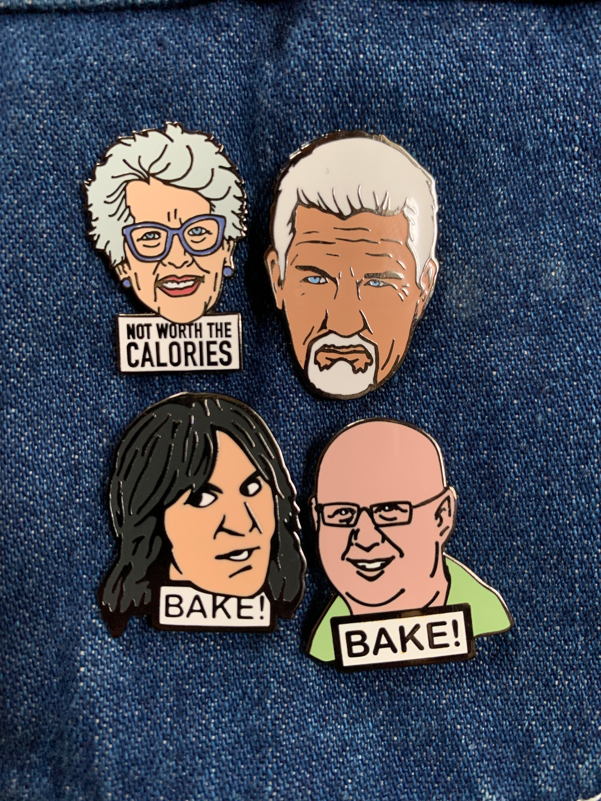 Prue, Paul, Noel, and Matt Enamel Pin Set for $35 - Pinlord.com