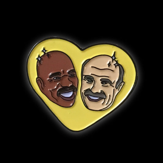 Steve Harvey x Dr. Phil Enamel Pin with @Belleleonard77 - Pinlord.com