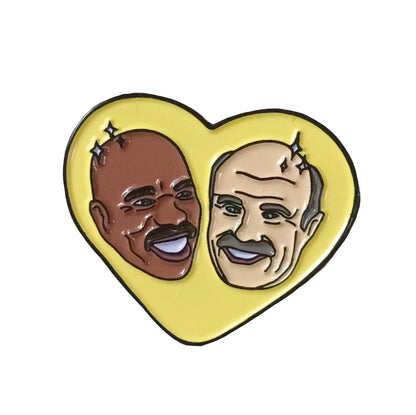 Steve Harvey x Dr. Phil Enamel Pin with @Belleleonard77 - Pinlord.com